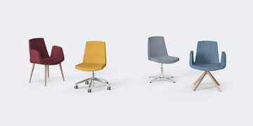 JOLLY - Trestle-based easy chair by Ares Line - view 3